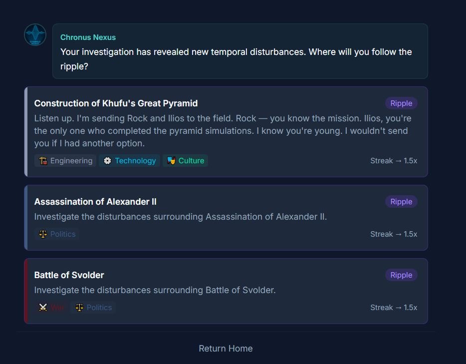 AI characters presenting investigations to follow